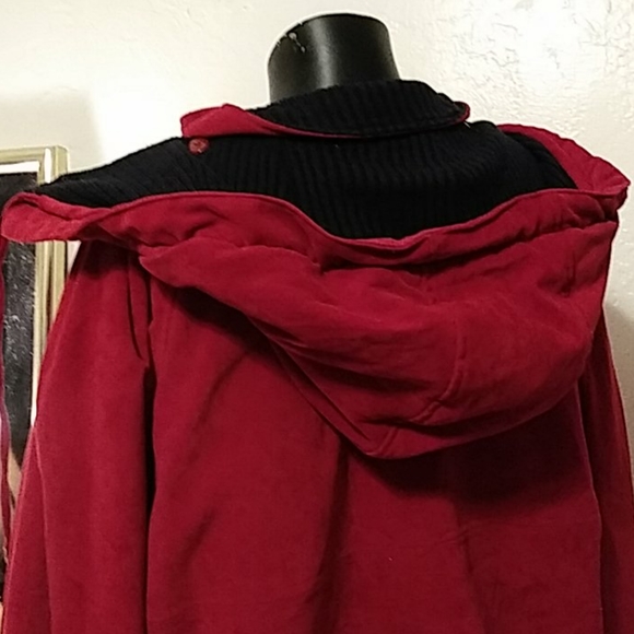 Fleet Street Red Winter Coat - Picture 5 of 11